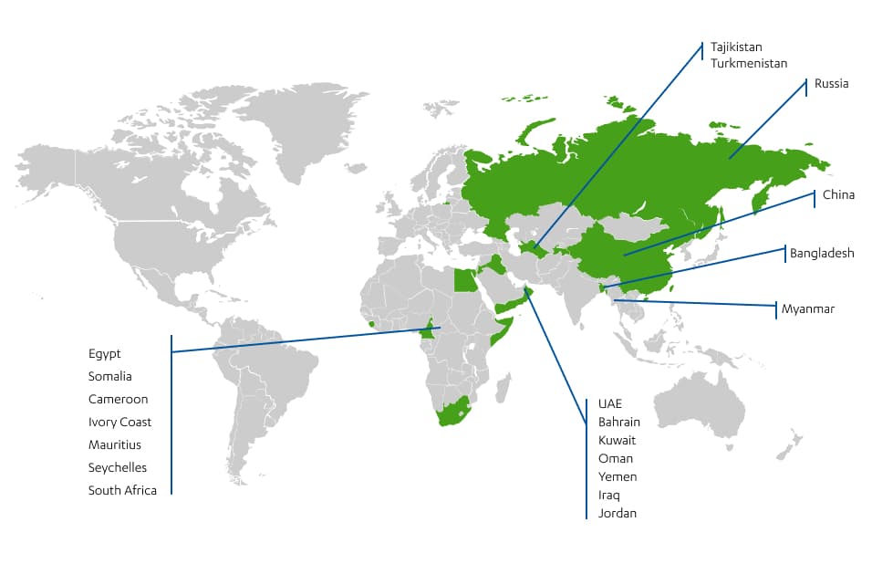 Global Network Map